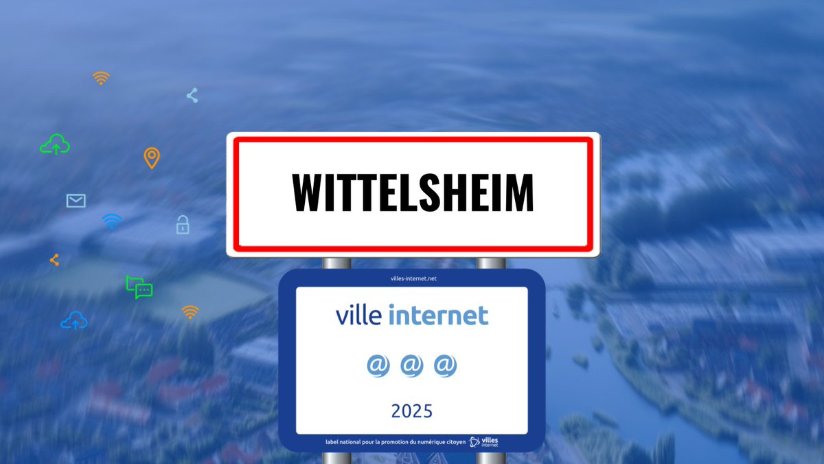 🎉🙌🇫🇷 Félicitations à Wittelsheim qui reçoit le label Ville Internet avec 3@ #Villesinternet2025 - Le Palmarès complet sur villes-internet.net/site/decouvrez… #Wittelsheim