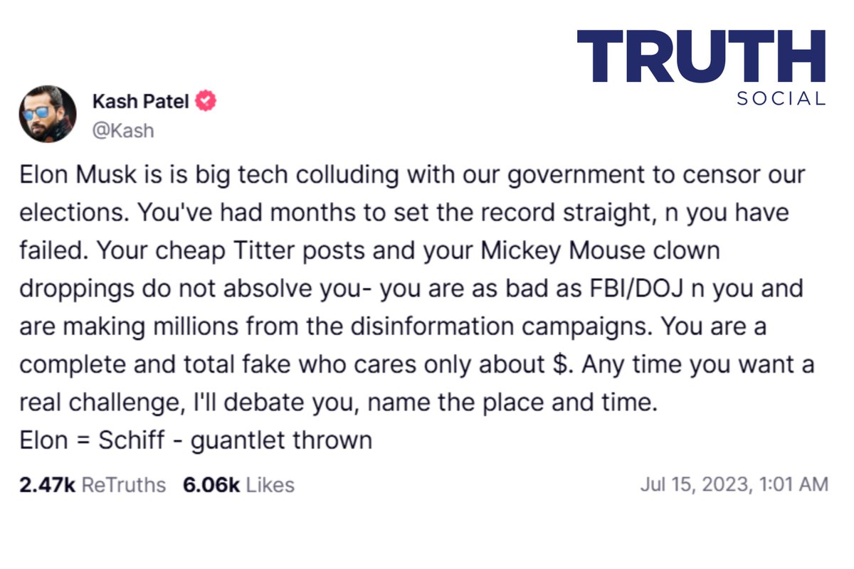 Can’t wait to see this debate.