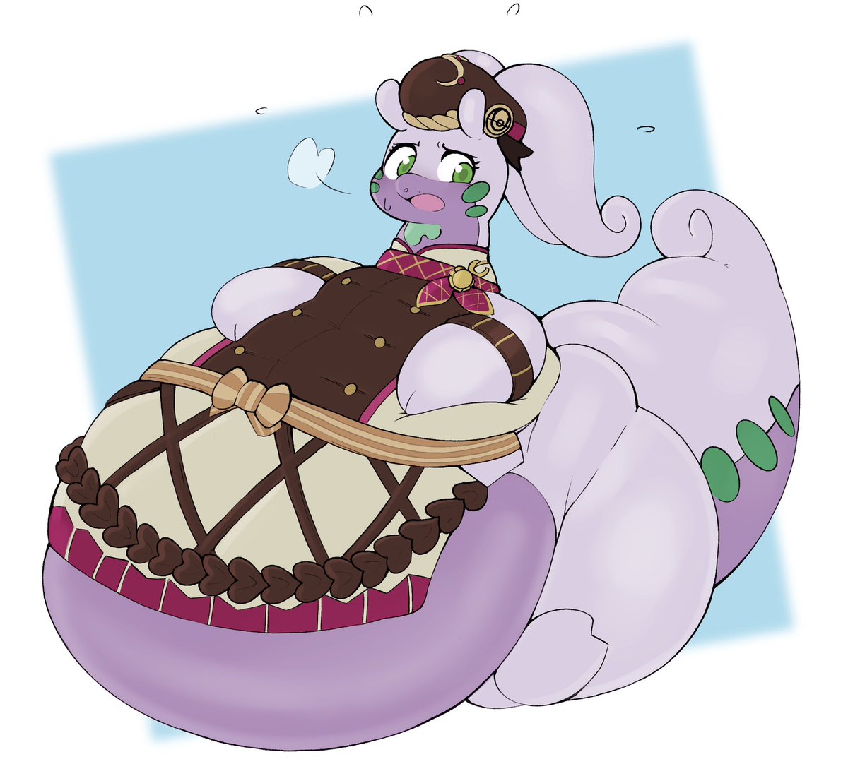 Inazuma_kat's tweet photo. I don’t normally draw this big but I’m quite proud of it, anyways here’s a big ol goodra https://t.co/orh2WOijmc