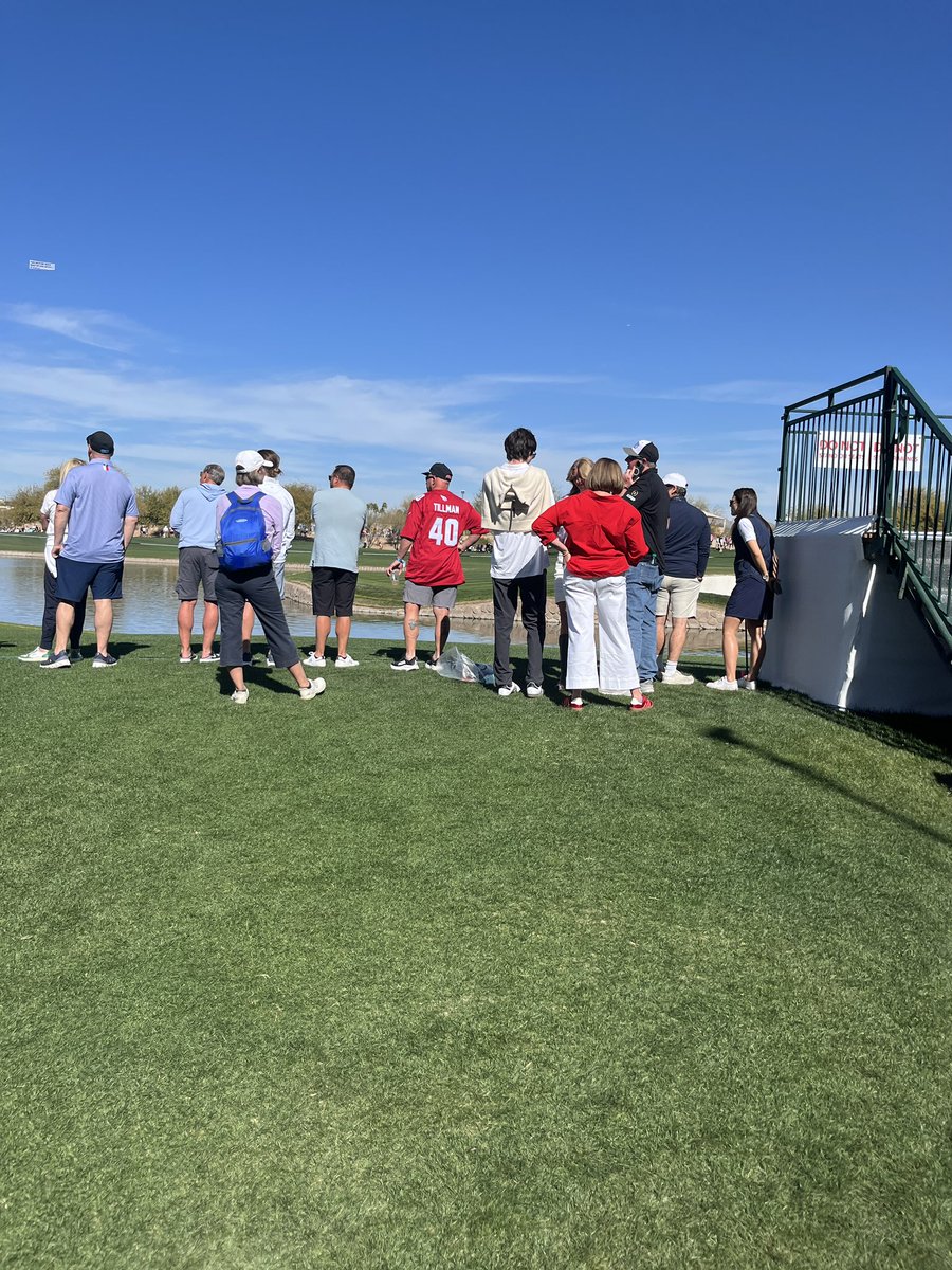 Mythical Pat Tillman jersey at waste management. #yesplease #dawg