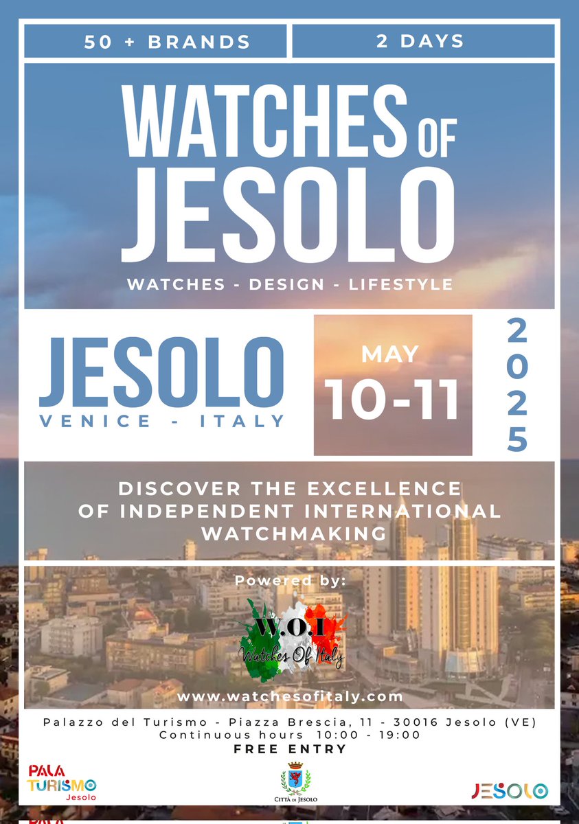 Wanna be an exhibitor?
Drop us a line: watchesofitaly@gmail.com
