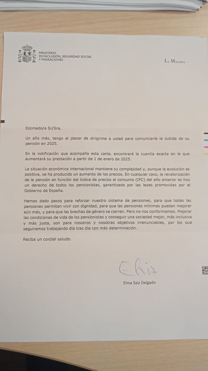 <a href="/SaizElma/">Elma Saiz</a> la dignidad de todos los pensionistas???  Pero si mandá a los pasivos abogados y procuradores a la indigencia eterna incumpliendo el art 50 CE! #LosMayoresPrimero #Pasarela1x1AlRetaParaTodos