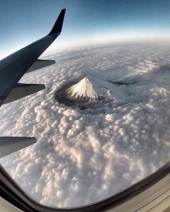 Excellent view of Mount Fuji in Japan.