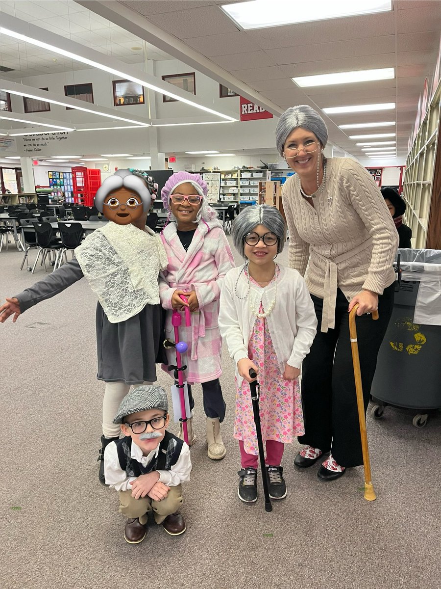 Sherry Fredericks (@sfredericks21) on Twitter photo First grade celebrating the 100th day of school! 👴🏼👵🏾👴🏽👵🏼#100dayssmarter <a href="/1Z_McCarty/">Reynolds Zoeteman</a> <a href="/Cross_McCarty1/">Miss Cross</a> <a href="/gendy4/">Gendy Jaramillo</a> <a href="/schuh_laurie/">Laurie Schuh</a> First grade celebrating the 100th day of school! 👴🏼👵🏾👴🏽👵🏼#100dayssmarter <a href="/1Z_McCarty/">Reynolds Zoeteman</a> <a href="/Cross_McCarty1/">Miss Cross</a> <a href="/gendy4/">Gendy Jaramillo</a> <a href="/schuh_laurie/">Laurie Schuh</a>