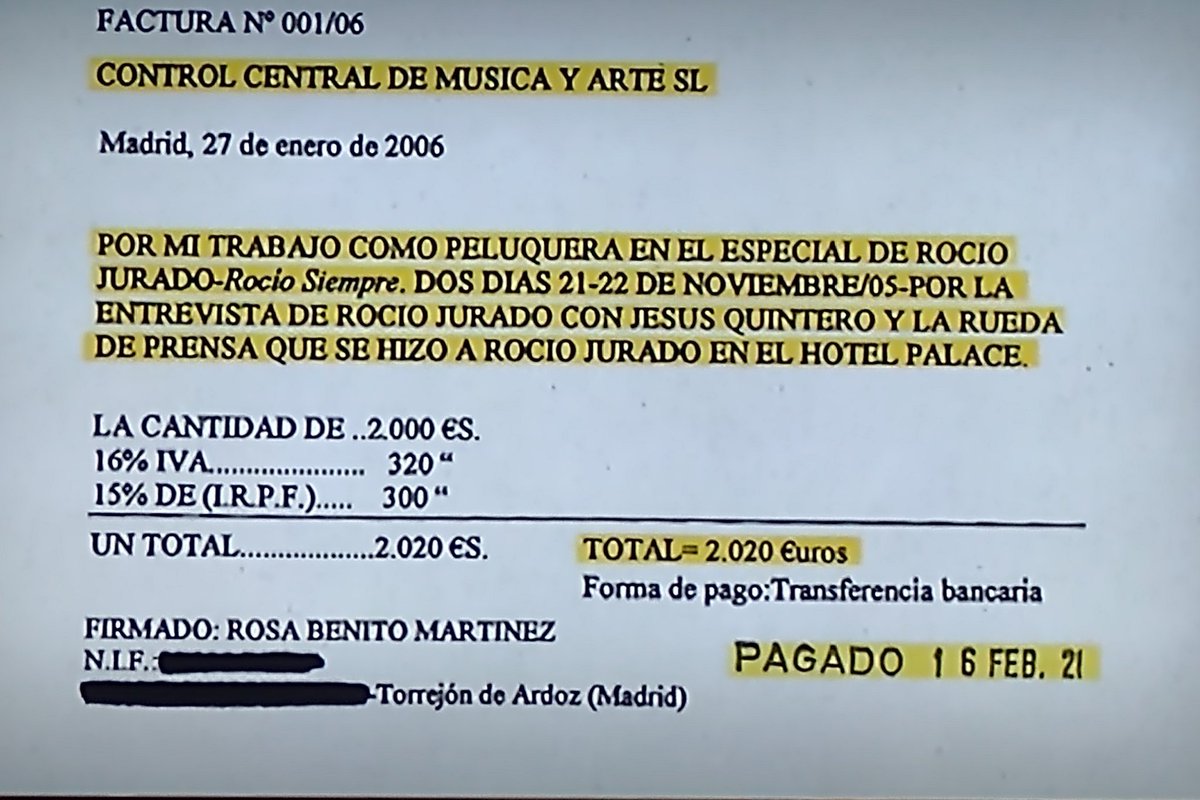 Dice Rosa Beni medio llorando en <a href="/deviernestv/">De Viernes</a>  que Rocio Jurado era como su hermana, su madre y su amiga. Pues para cobrarla 2000 euros por peinarla en el especial para pagar su enfermedad no tuviste escrúpulos.  
#rosabenito
#alimañas
#rociocarrascoteniarazon