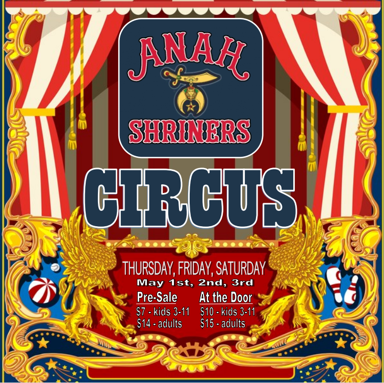 kixxfm's tweet photo. Anah Shrine Circus We'll haave tickets for you! https://t.co/74OXvoiKns