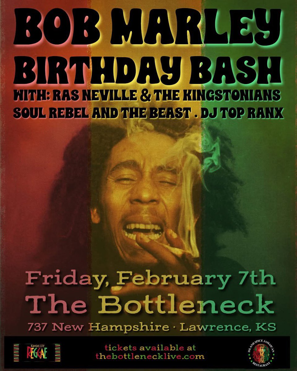 IBEW local 124 member Dean Linton’s band is playing at the Bottleneck in Lawrence tonight.  A short drive for a good time and some great reggae!!  #reggae #BobMarley
