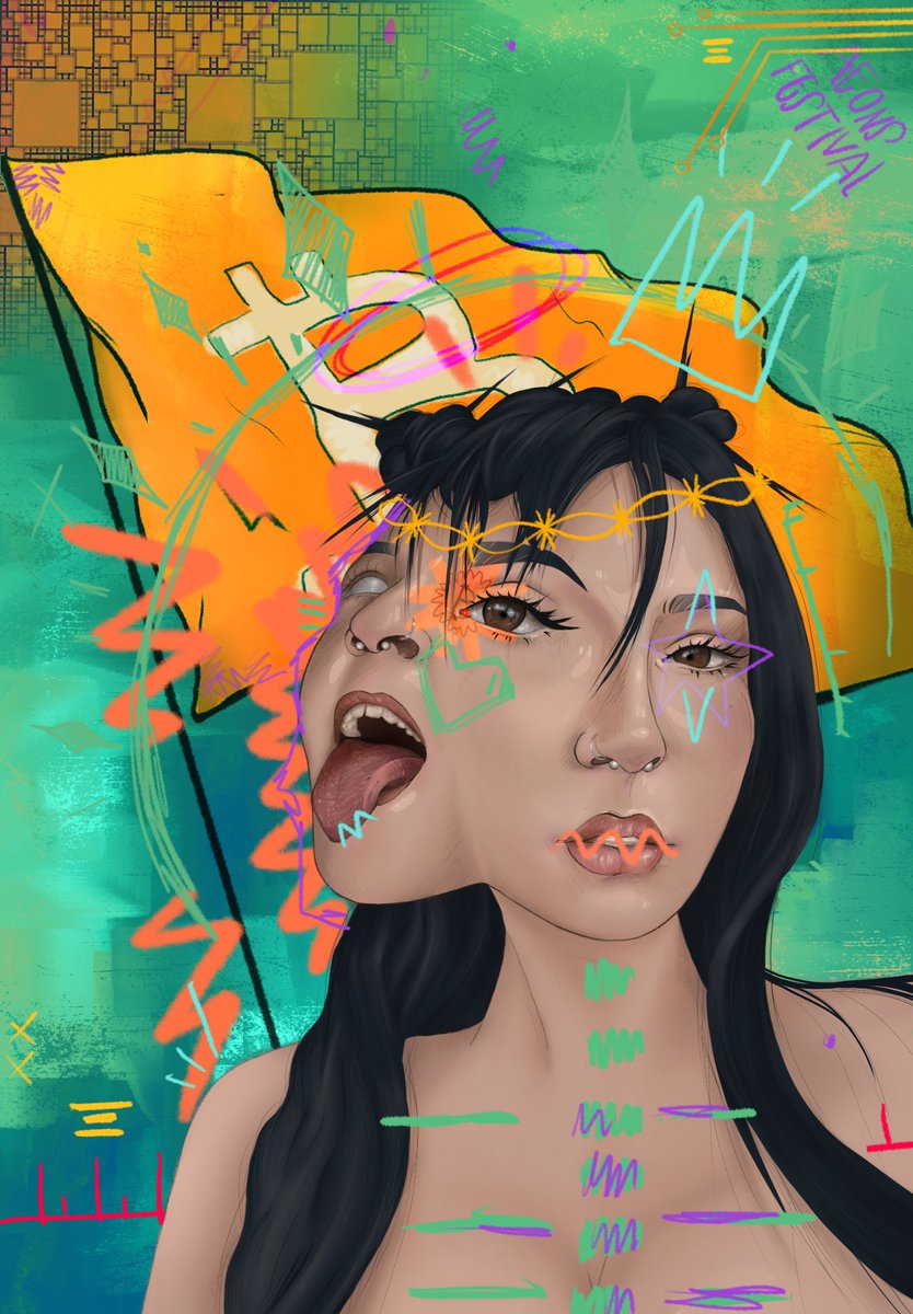 Amigos!!! This is my piece for #AeonsFestival ✨

In this version of myself, I explored realistic techniques that better reflect my style and blended them with the neo-expressionism that defines Aeons.

Being part of this means a lot to me. Thank you for inspiring me to keep