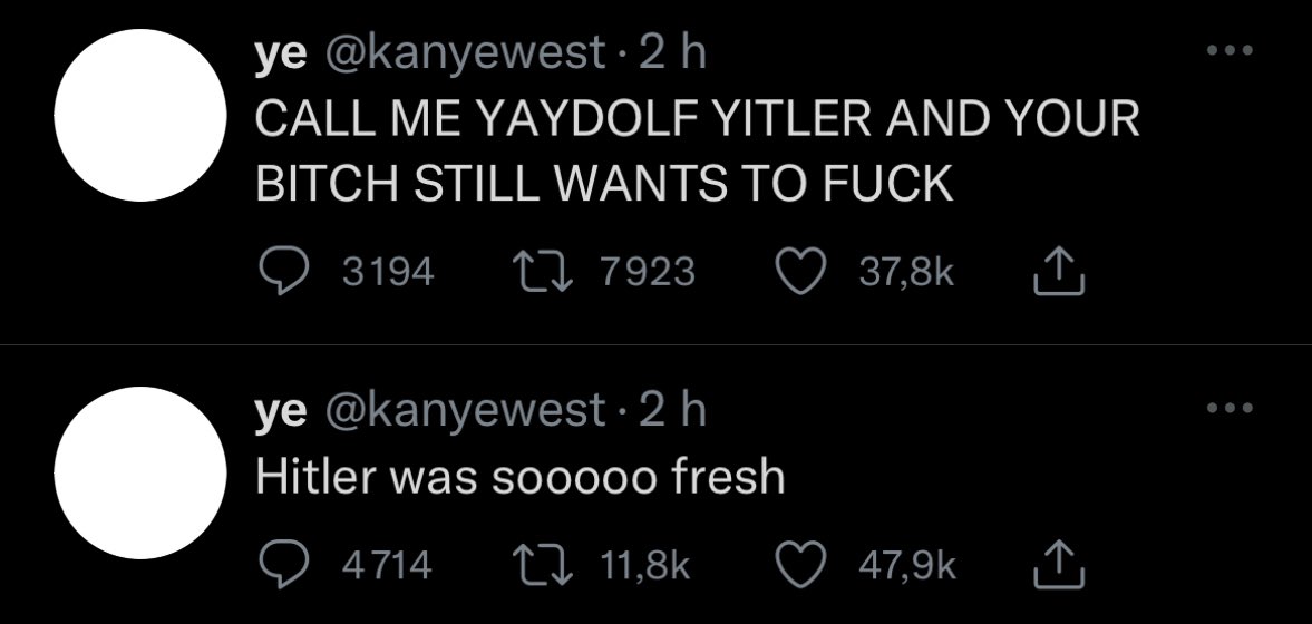 Jcrois Kanye a completement serré mais jsuis pas sur