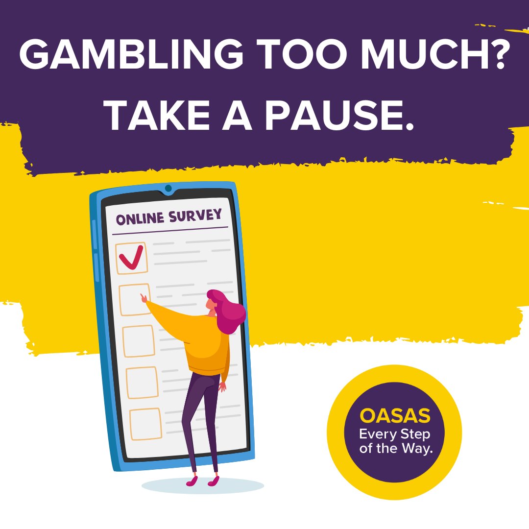 Gambling too much? Take a pause and complete our nine-question survey to see if your gambling habits or those of someone you care about are a cause for concern. forms.ny.gov/s3/Gambling-Be… #EveryStepOfTheWay #Superbowl #SportsFan
