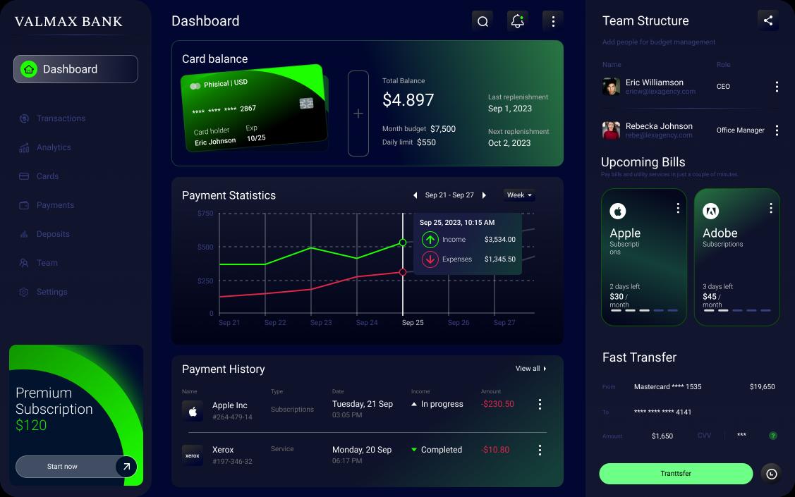 EnyiAnozie's tweet image. Day 10 of 30 Days UI Design Challenge
Day 10: Dashboard Design
#uidesign
#uidesignchallenge
#userinterfacedesign