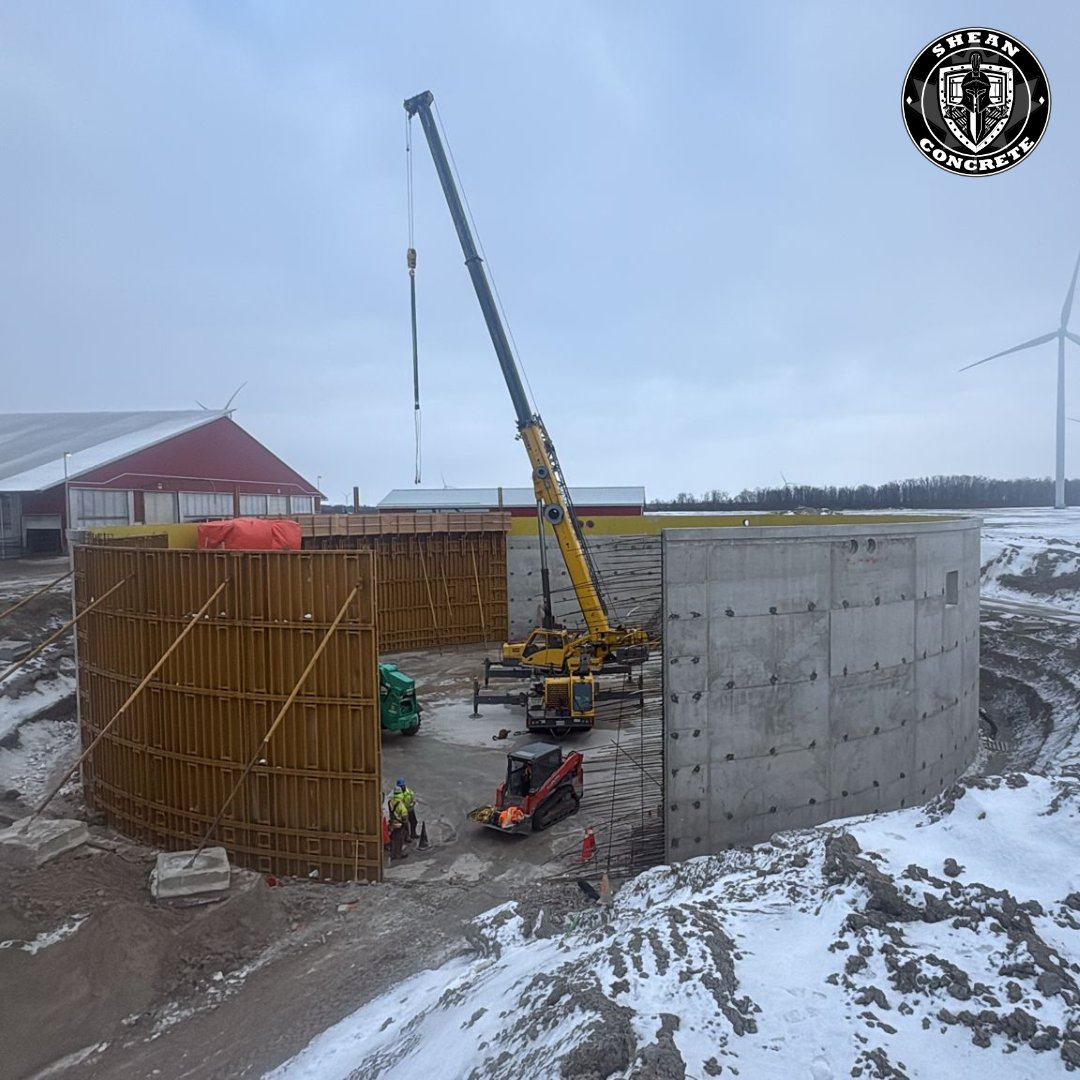 Thank you to Shean Concrete for these great drone shots of the progress made over the past month on this Digester Project. Even bigger thank you for all of their effort on this tank. We know all those involved has been pouring a lot of hard work (and concrete) into this one!