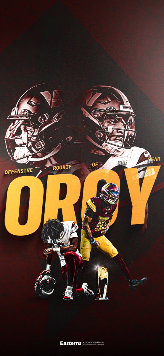Washington Commanders (@commanders) on Twitter photo Don't worry, we have an OROY wallpaper for you 😉
<a href="/EASTERNMOTORS/">Easterns Automotive Group</a> | #RaiseHail Don't worry, we have an OROY wallpaper for you 😉
<a href="/EASTERNMOTORS/">Easterns Automotive Group</a> | #RaiseHail