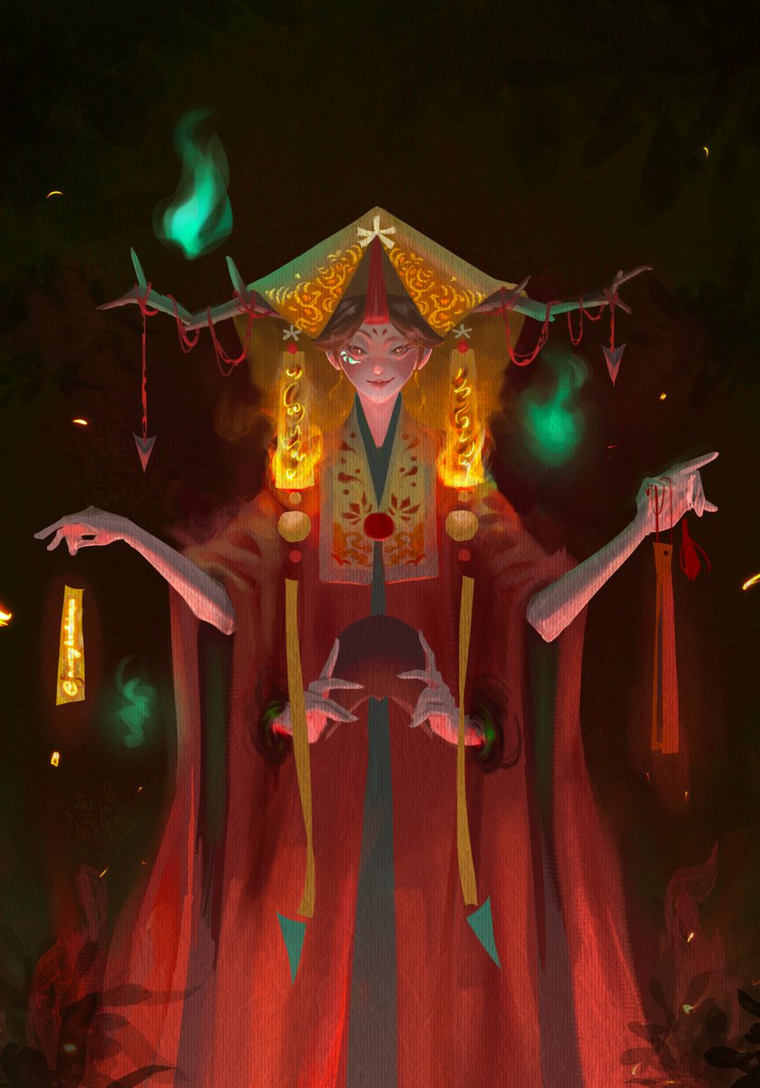 neivy_almond's tweet photo. 🌿 Họa Son (Scarlet Painting) – the world I am bringing to life #Son #HoaSon #ScarletPainting #drawing #characterdesign #artwork #illustration https://t.co/uhaNfRao9N