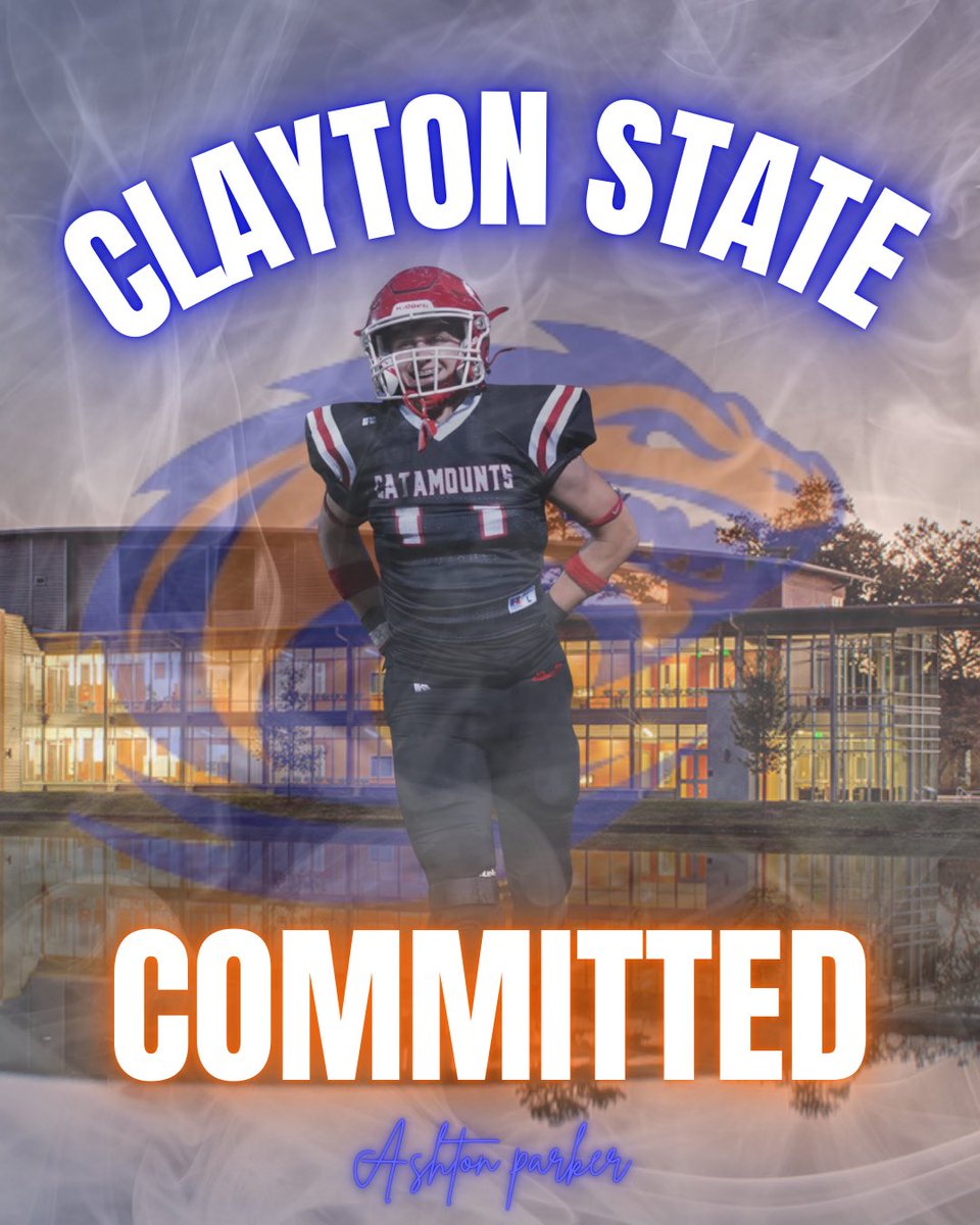 Ashton Parker (@ashton11parker) on Twitter photo I just want to start by thanking the man up stairs, Also my Teammates and coaches, After a long wait I’d like to announce my commitment to Clayton state university!! GO Lakers 🟠🔵⛓️💥 <a href="/CSULakers/">Clayton State Athletics</a> <a href="/IngramDarvon/">Darvon Ingram</a> <a href="/DHSCatsFootball/">Dalton Football</a> <a href="/DHS_Cats_Sports/">DHS Athletics</a> <a href="/DaltonRecruits/">DaltonRecruits</a> <a href="/CoachJMartin1/">Coach Josh Martin</a> I just want to start by thanking the man up stairs, Also my Teammates and coaches, After a long wait I’d like to announce my commitment to Clayton state university!! GO Lakers 🟠🔵⛓️💥 <a href="/CSULakers/">Clayton State Athletics</a> <a href="/IngramDarvon/">Darvon Ingram</a> <a href="/DHSCatsFootball/">Dalton Football</a> <a href="/DHS_Cats_Sports/">DHS Athletics</a> <a href="/DaltonRecruits/">DaltonRecruits</a> <a href="/CoachJMartin1/">Coach Josh Martin</a>