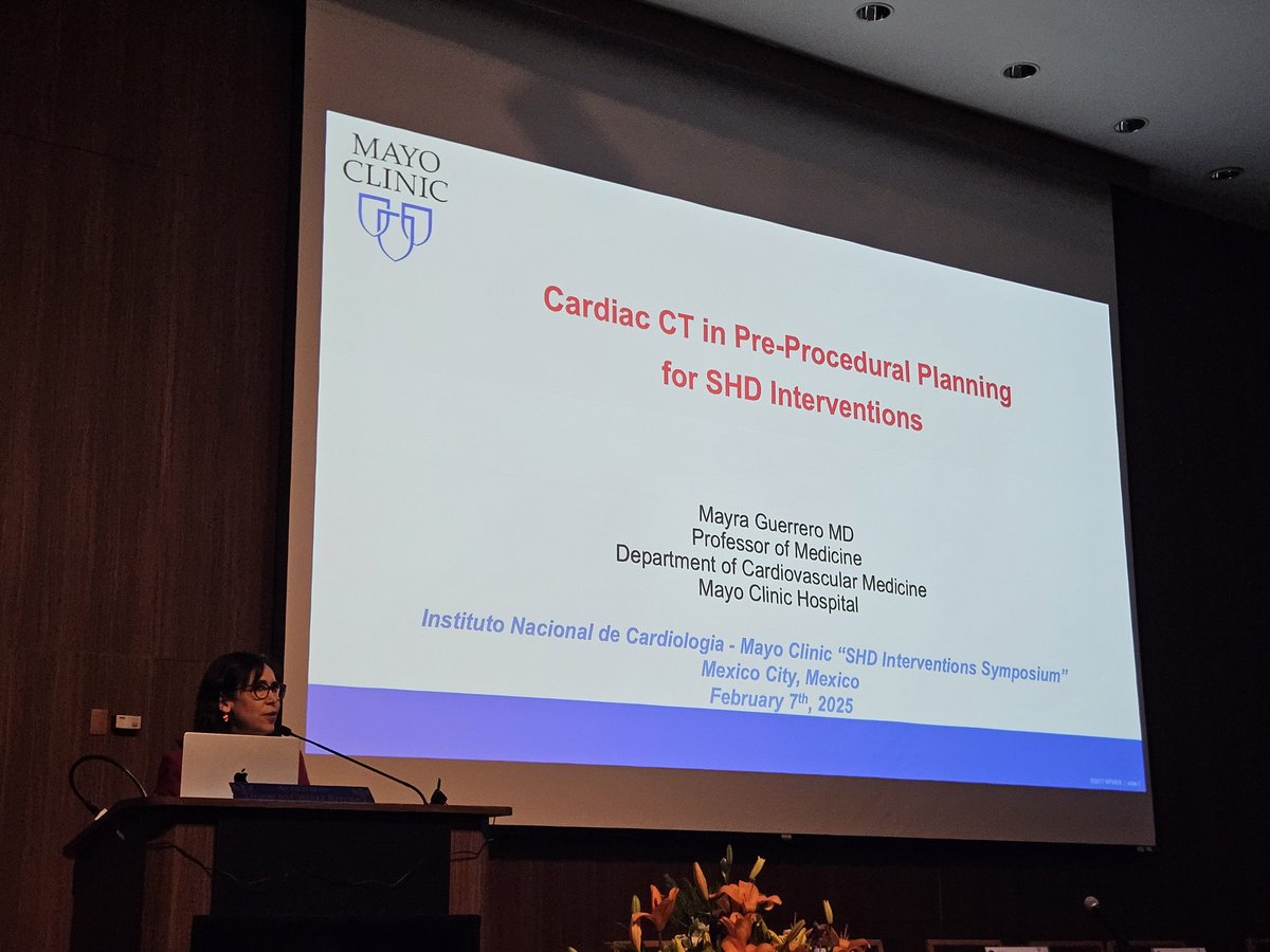 drgianma's tweet photo. First Structural Heart Disease Intervention Symposium in Collaboration with MayoClinic.

Great presentation by @MayraGuerreroMD and @EleidMack https://t.co/J5bpVn1fQE