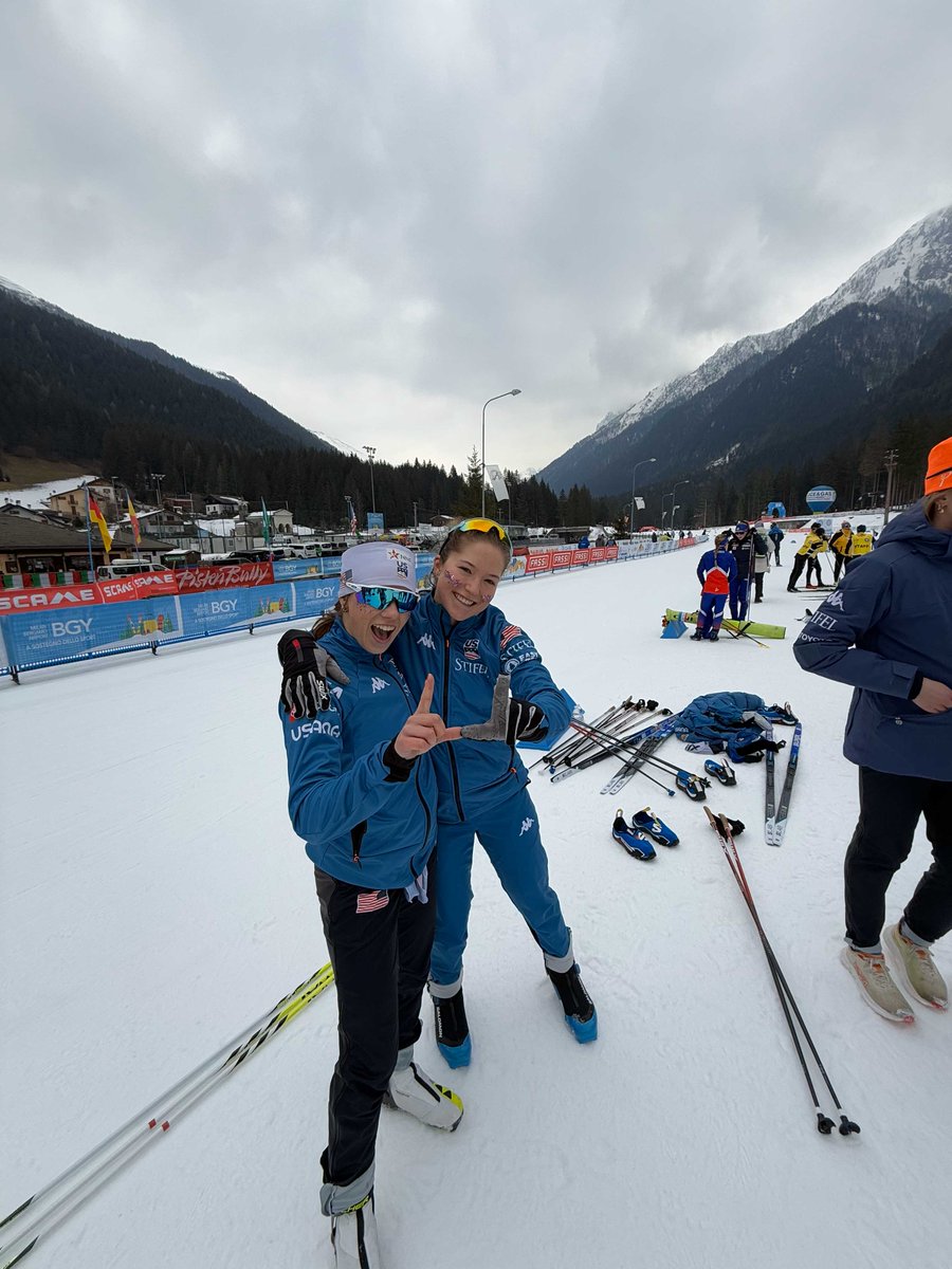 utahskiteam's tweet photo. #FlashTheU Friday from Italy at the U23 and Junior World Championships‼️
Highlights from the Junior Worlds 10K skate...
🎿 Neve Gerard (12th) and Nina Schamberger (17th) were both in the top-17
🎿 Lucas Wilmot was ninth in the men's race
Congrats to all 👏👏
#GoUtes https://t.co/Z6matZ5ILe