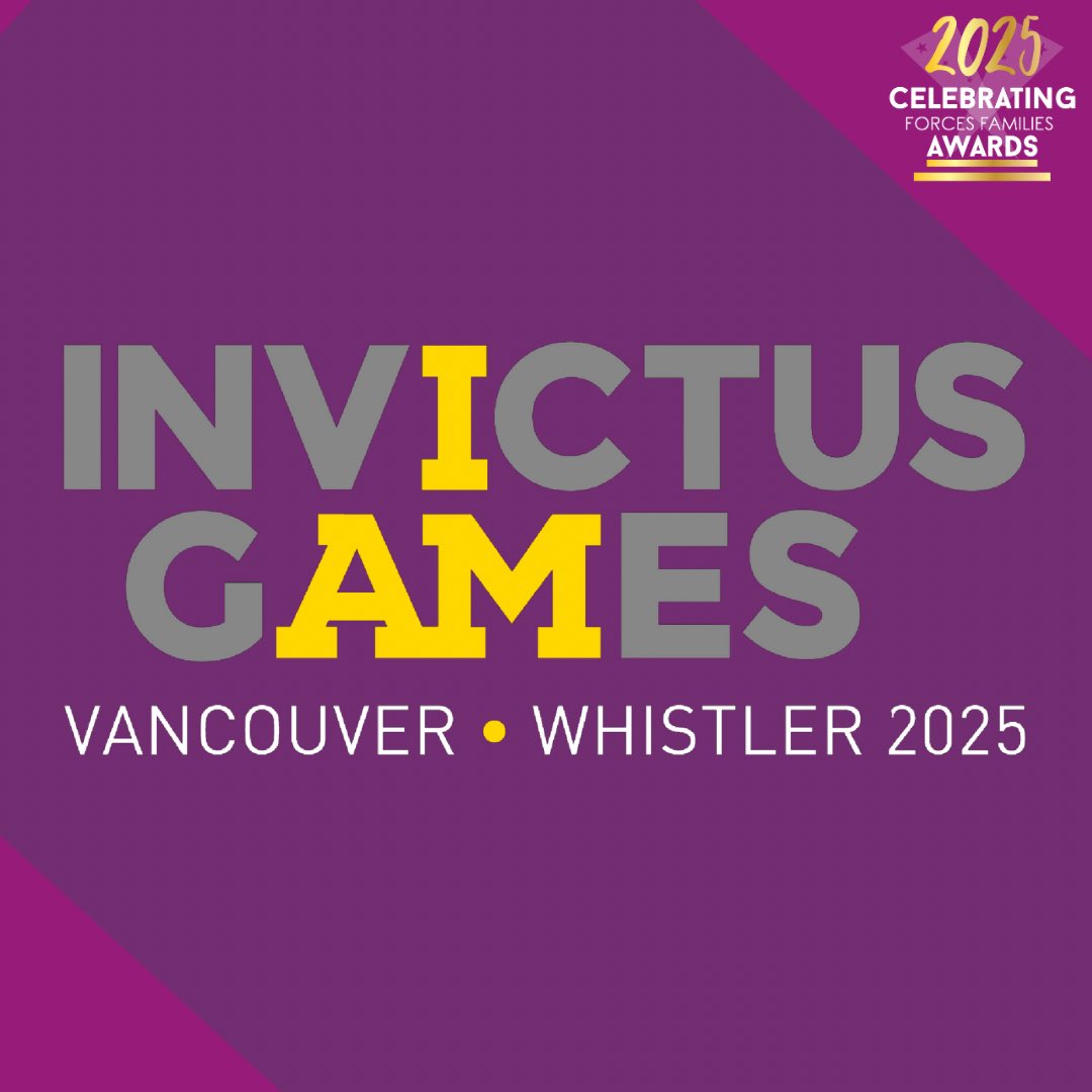 Celebrating Forces Families (@cffawards) on Twitter photo Good luck to Team UK 🇬🇧 at the 2025 <a href="/WeAreInvictus/">Invictus Games Foundation 💛🖤</a> in Canada!
After months of training and preparation, the games begin tomorrow!
We’re all behind you!
#invictusgames #teamuk #invictusgames2025 #invictusgamescanada2025 #goodluck Good luck to Team UK 🇬🇧 at the 2025 <a href="/WeAreInvictus/">Invictus Games Foundation 💛🖤</a> in Canada!
After months of training and preparation, the games begin tomorrow!
We’re all behind you!
#invictusgames #teamuk #invictusgames2025 #invictusgamescanada2025 #goodluck