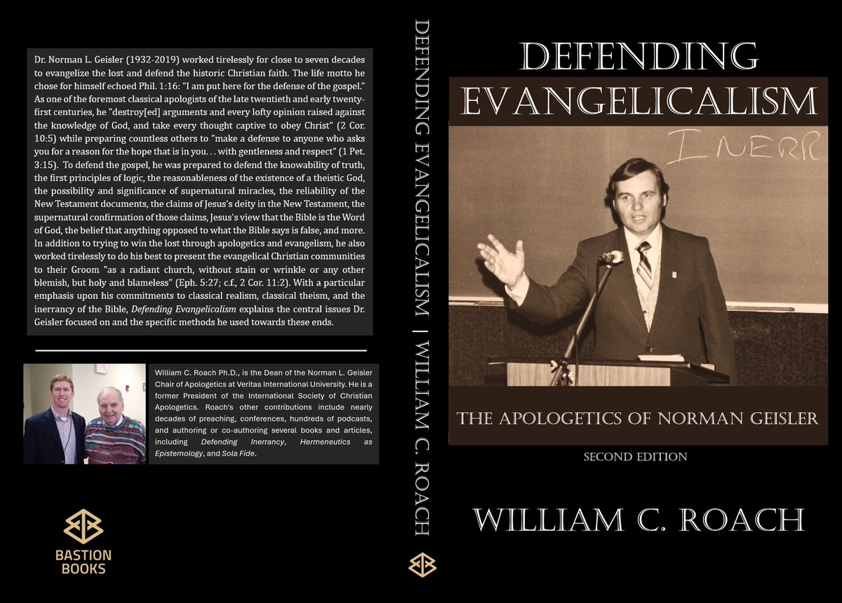 BooksBastion's tweet photo. Here's a book about Norman L. Geisler by one of his closest associates, William C. Roach!
https://t.co/Omp46SfxAJ
@billroach_ #apologetics #christianapologetics #classicalapologetics #theism #inerrancy https://t.co/4Zu9BbiCkF