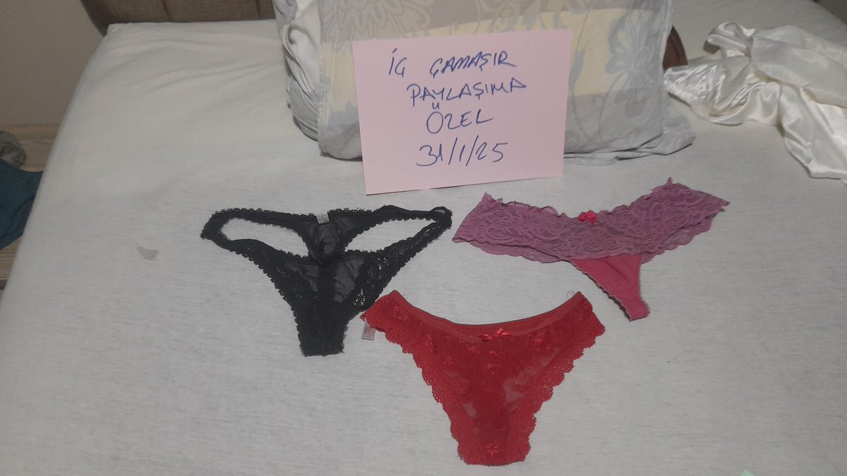 Gizli takipçim gönderdi karısının sexi iç çamaşırlarını 🔥😍