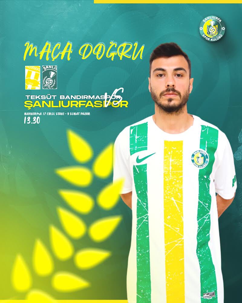 🟡Maça Doğru | Match Preview 

🏆 Trendyol 1. Lig - 23. Hafta
🆚 Teksüt Bandırmaspor
📅 9 Şubat Pazar 
⏱ 13.30
📍Bandırma 17 Eylül Stadı