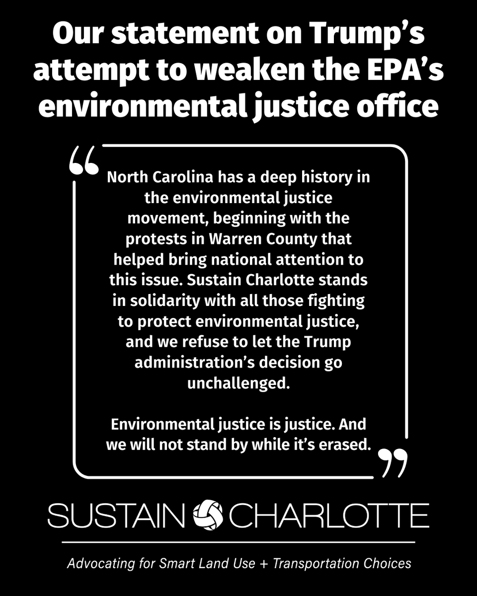 We’re appalled by the Trump administration’s decision to place 168 EPA Office of Environmental Justice employees on leave, signaling the office's imminent dismantling. This threatens communities with the heaviest burden of pollution and environmental harm: bit.ly/EPAstatement
