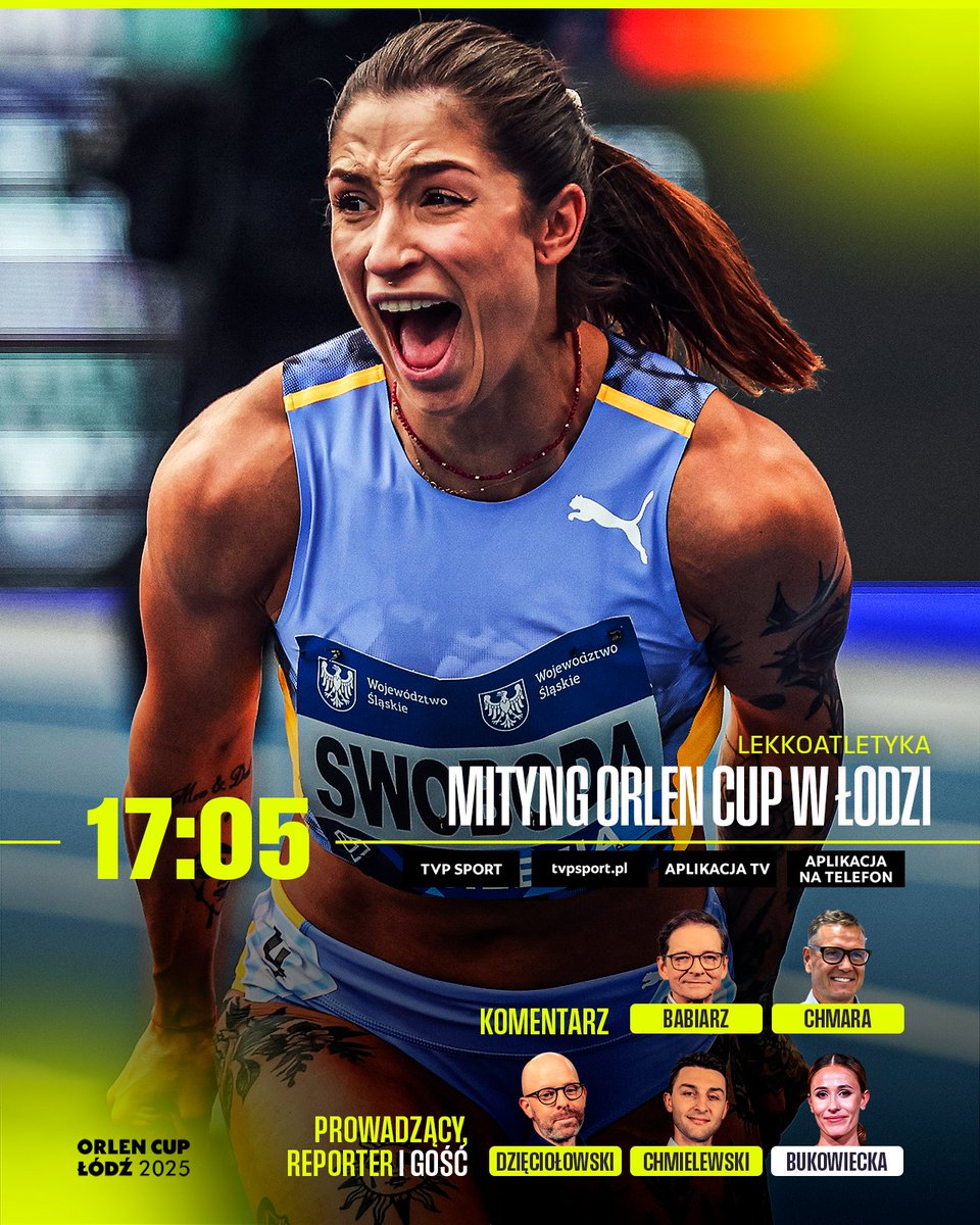 🆃🆁🅰️🅽🆂🅼🅸🆂🅹🅰️

Lista gwiazd? Ewa Swoboda, Pia Skrzyszowska, Piotr Lisek, Konrad Bukowiecki i wiele wiele więcej😎

🔴 📲 OGLĄDAJ W TVP SPORT ▶️ sport.tvp.pl/84907039/