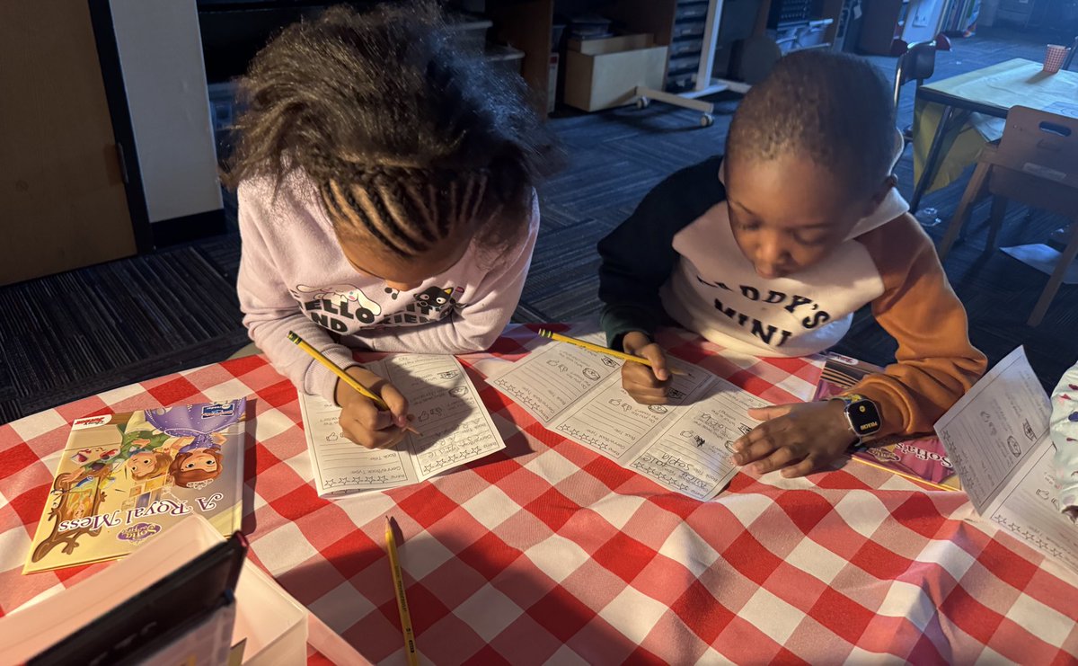 MrsSeeby's tweet photo. A book tasting to help wrap up our thinking around our favorite stories unit! #kindergarten #wearewaye #readers @wle_elem1955 https://t.co/uw5JGaByVa