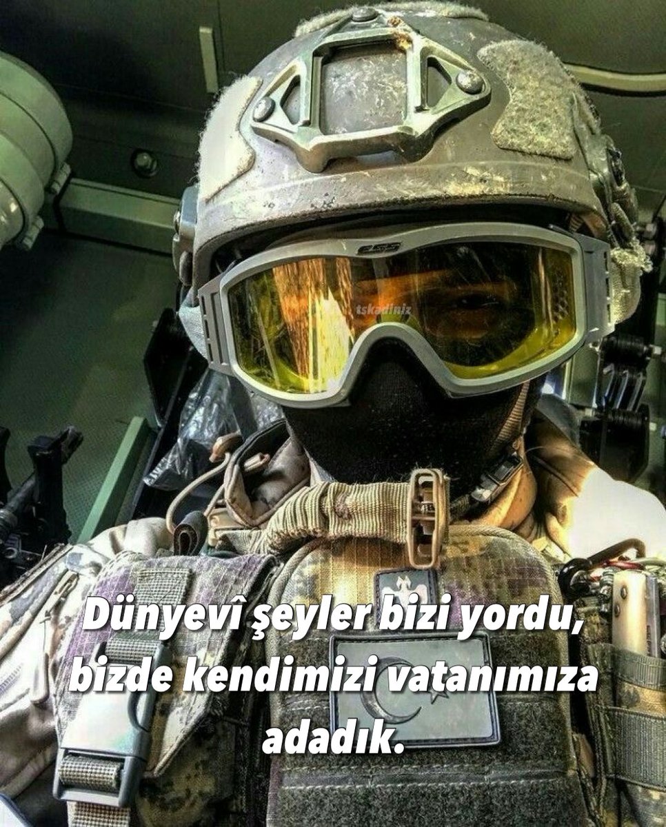 Dünyevi şeyler bizi yordu, bizde kendimizi vatanımıza adadık. 🇹🇷