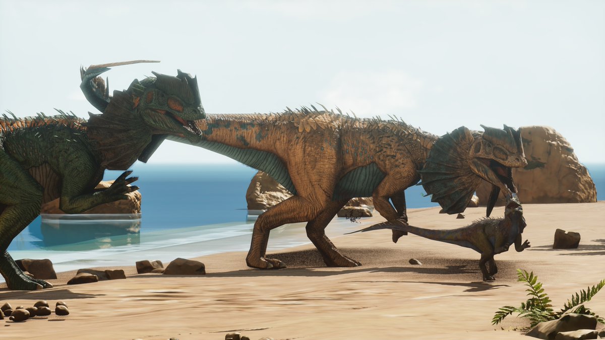 think its about time we spill the beans ,Welcome the Ancient dilophosaurus to our Additions MOD 

* Fully Rideable 
*  Spit/attack Damages Like Arthropleura
* About 3x Larger than Vanilla dilophosaurus

Should be Joining our Mod pack in the next few days👀

#ARKSurvivalAscended