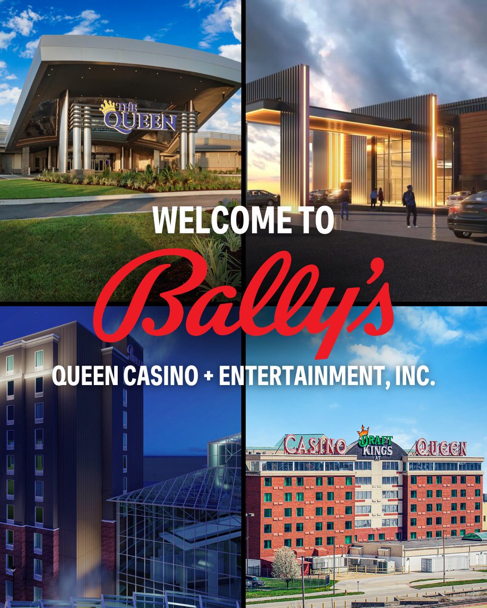 A Merger to Reign Supreme 👑
We're excited to welcome The Queen Casino + Entertainment, Inc to the Ballyverse! 
Now 20 casinos 🎰 13 online brands 🕹 Global services 🌎