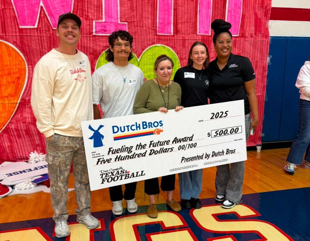 Congratulations to Mrs. Hayley Shepherd on receiving the Fueling the Future Award.