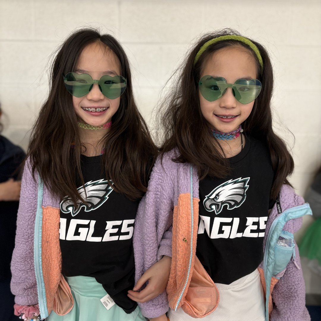 The Eagles spirit is soaring through Baldwin! Good luck to our Philadelphia Eagles this weekend in the Super Bowl! 💚🦅 "Fly, Eagles, Fly" courtesy of our Lower School girls! #flyeaglesfly #ontheroadtovictory #gobirds #eagles #superbowl