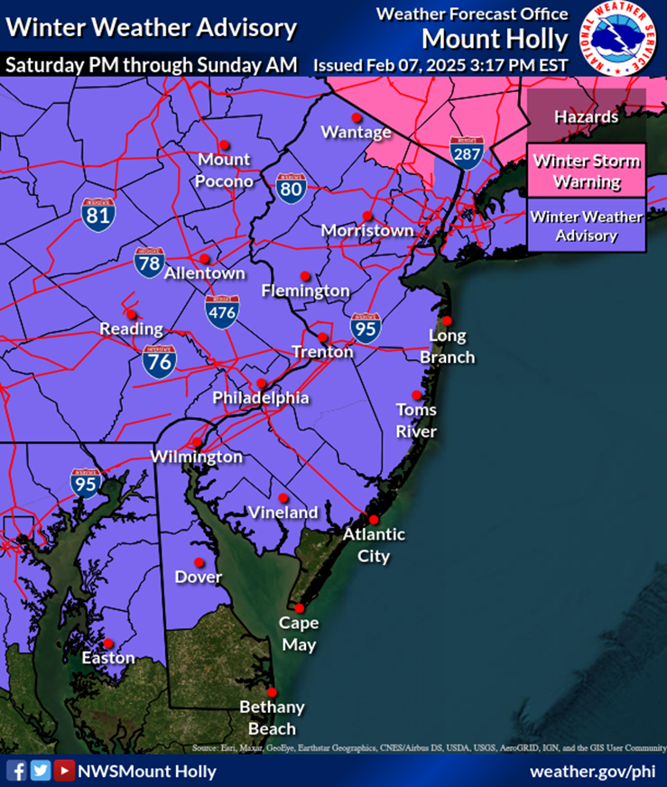 NWS Mount Holly tweet media