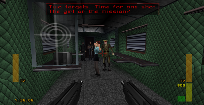 Another #GoldenEye X mission currently in progress; the Train. It's going well, thus far. Might be tricky to set up this stand off section exactly right for cooperative mode play. Somebody could get trapped inside, if you don't stick together, too. Wound Xenia for the extra time!