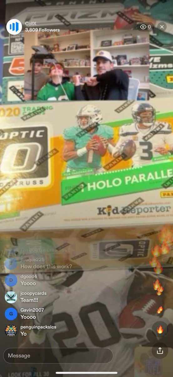 Big Game Giveaway! Hunting for @JalenHurts @JoeFlacco Jaden. Tune in NOW on @fanaticslive https://t.