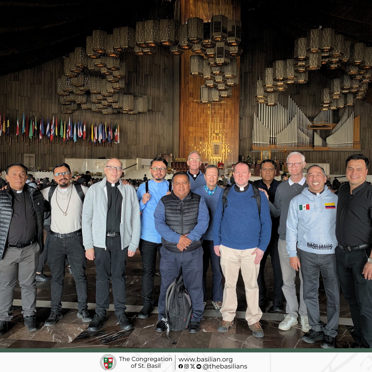 Yesterday, our Superiors, Rectors, and the General Council concelebrated the #Eucharist in the Chapel of Saint Joseph at the Basilica of Our Lady of Guadalupe, Mexico City.

#BasilianFathers #Eucharist #OurLadyOfGuadalupe #community #catholic #god #church #jesus #charity
