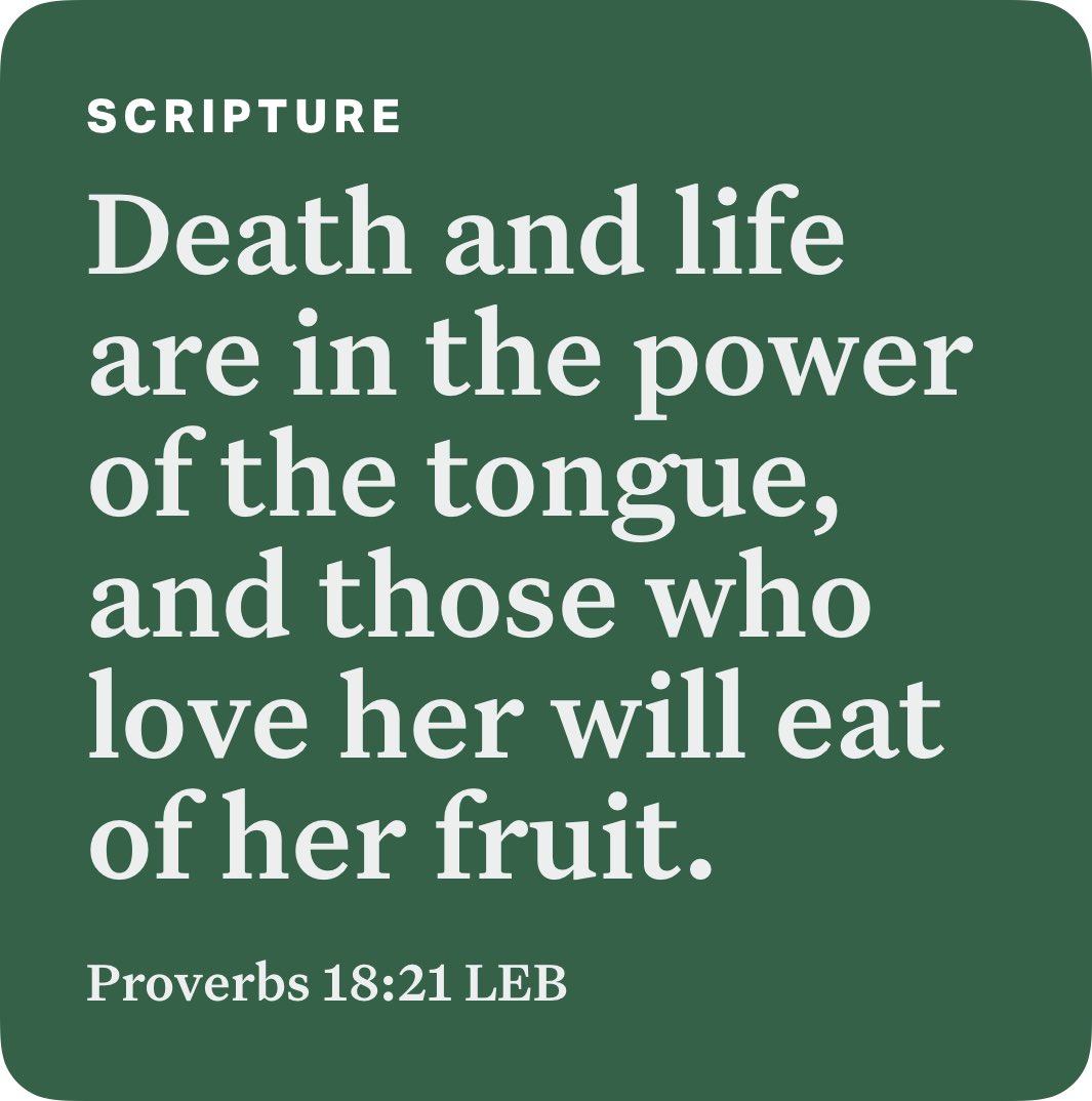 elderbruce's tweet photo. Proverbs 18:21 LEB@ https://t.co/IwKtQmgRSc https://t.co/DSIYI2B09A