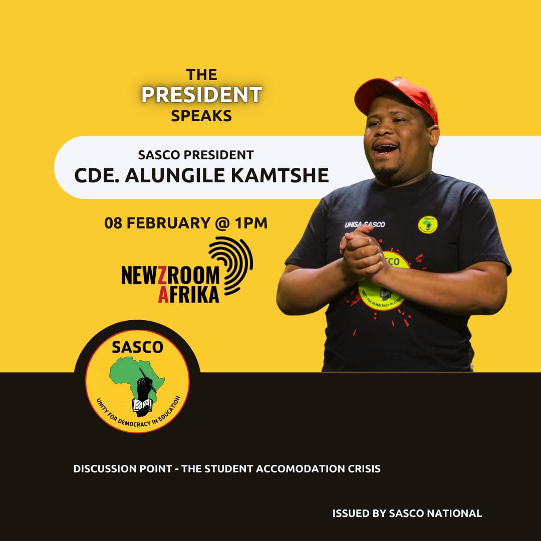 SascoNational's tweet photo. Join SASCO President, Cde Alungile Kamtshe, as he unpacks the pressing accommodation challenges facing students and outlines a clear path forward for a better, student-centered solution! βπ½
π€ππβ€οΈ
#rtlc2025
#SASCOyabafundi
#sasco34 https://t.co/xcCfqc4Svc