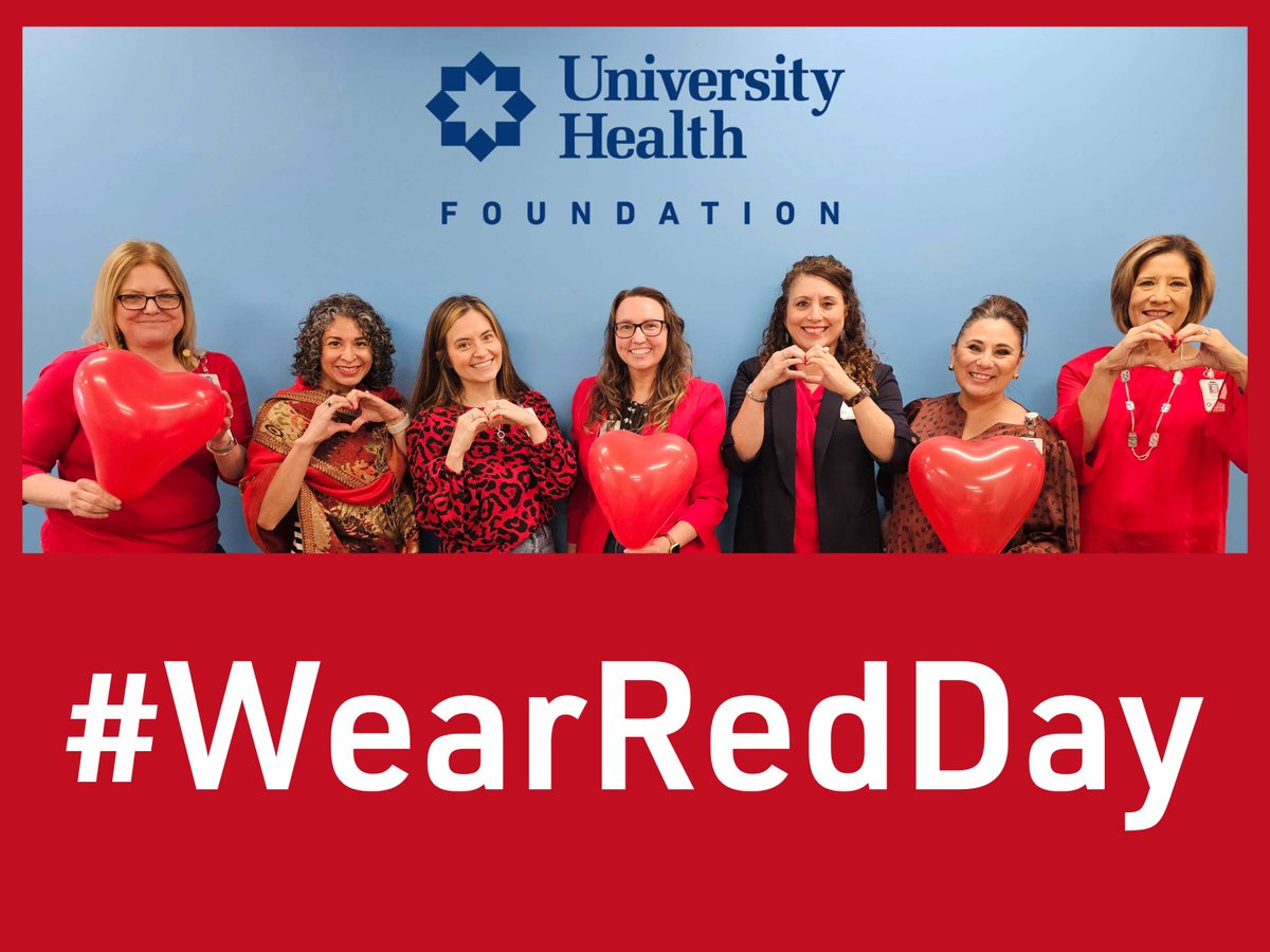 Today, we’re wearing red for #NationalWearRedDay to raise awareness for heart health. Let’s stand together and fight for a healthier future. #GoRedForWomen #HeartHealth