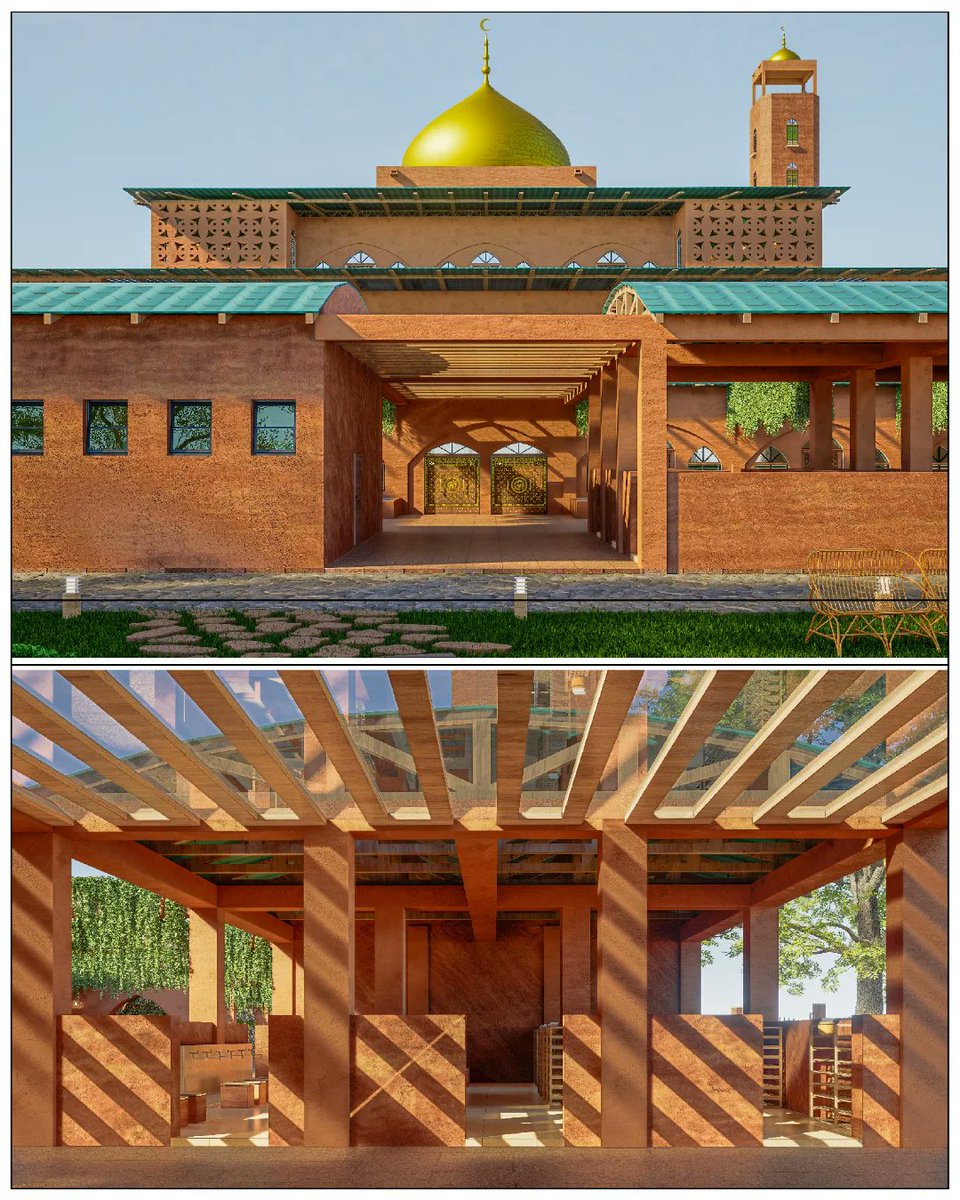 samad_af's tweet photo. THE GREEN MOSQUE, IJESHATEDO, LAGOS STATE.

Final Design Project for BSc. Architecture, University of Lagos.

AlhamduliLlah. https://t.co/HmgcTpp3gd