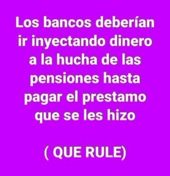 Antonperilon's tweet photo. Si tú pides un préstamo, sabes que tendrás que pagarlo y con los intereses correspondientes.
Los bancos que se beneficiaron del préstamo público tendrán que devolver, hasta el último céntimo.
¿Qué partidos lo exigirán, en las próximas?
Tengo muy claro que PODEMOS lo exigirá. https://t.co/DhuJZBiEAE