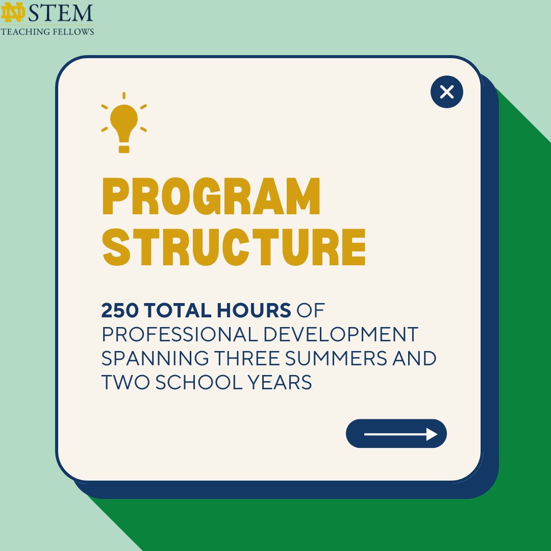 𝗥𝗘𝗠𝗜𝗡𝗗𝗘𝗥: Applications for the next cohort of STEM Teaching Fellows are open and due 𝗠𝗮𝗿𝗰𝗵 𝟭, 𝟮𝟬𝟮𝟱! 

🔗 Apply now: shorturl.at/XrpMV