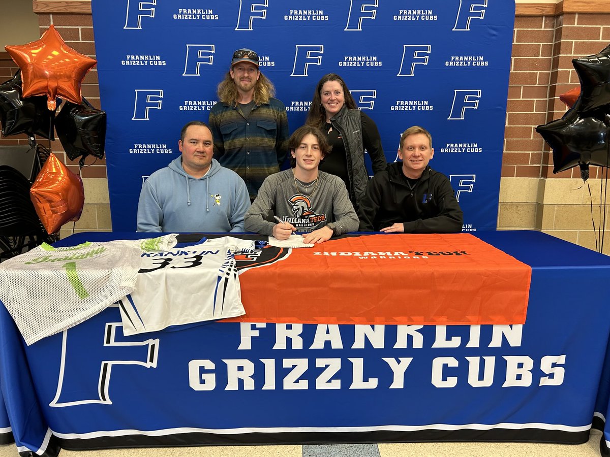 GoGrizzlyCubs's tweet photo. Congratulations to Landon Compton on his commitment to Indiana Tech to continue his academic and lacrosse career! ⁦@tech_lax⁩ ⁦⁦@LandonCompton33⁩ https://t.co/xyQ2w5Iy3F