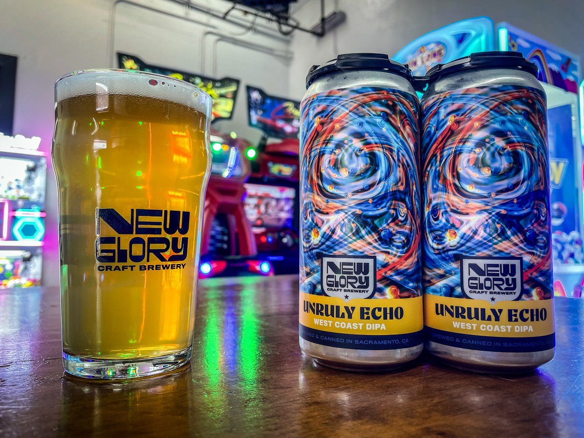 New Glory Craft Brewery (@newglorybrewery) on Twitter photo 🗣Introducing Unruly Echo West Coast DIPA.
This bold, juicy brew is packed with
pineapple and grapefruit flavors from CTZ Cryo and Riwaka hops.🍍🍊 It's got a slightly dank, unstoppable echo you'll want to hear again and again.
🍕<a href="/luccas/">Lucca pereira</a>.pizza.truck is here 4:30-7:30 🗣Introducing Unruly Echo West Coast DIPA.
This bold, juicy brew is packed with
pineapple and grapefruit flavors from CTZ Cryo and Riwaka hops.🍍🍊 It's got a slightly dank, unstoppable echo you'll want to hear again and again.
🍕<a href="/luccas/">Lucca pereira</a>.pizza.truck is here 4:30-7:30
