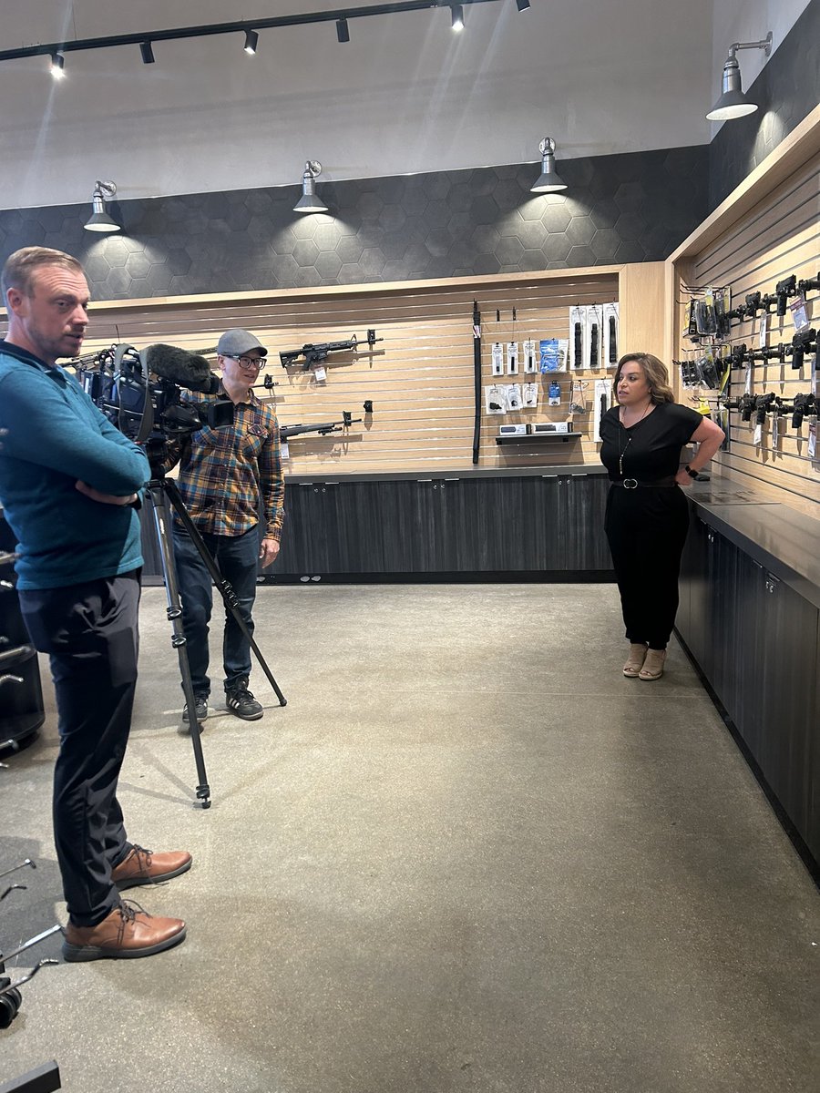 gallery_range's tweet photo. Our owner Megan will be featured channel 9 (nbc) news tonight at 6pm to talk about what the unconstitutional proposed semi-auto would do to small businesses here in Colorado. We’ll be watching the segment in the Barrel Room this evening, come by and let’s keep fighting the fight! https://t.co/iYDP8DSeex