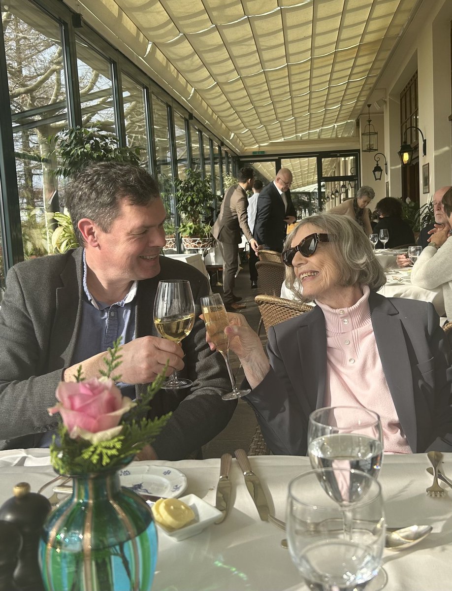 LeifDavidsen's tweet image. Dawn and I are having a lovely time in Montreux to celebrate my mother's 90th birthday and are also enjoying a fabulous view over the lake.