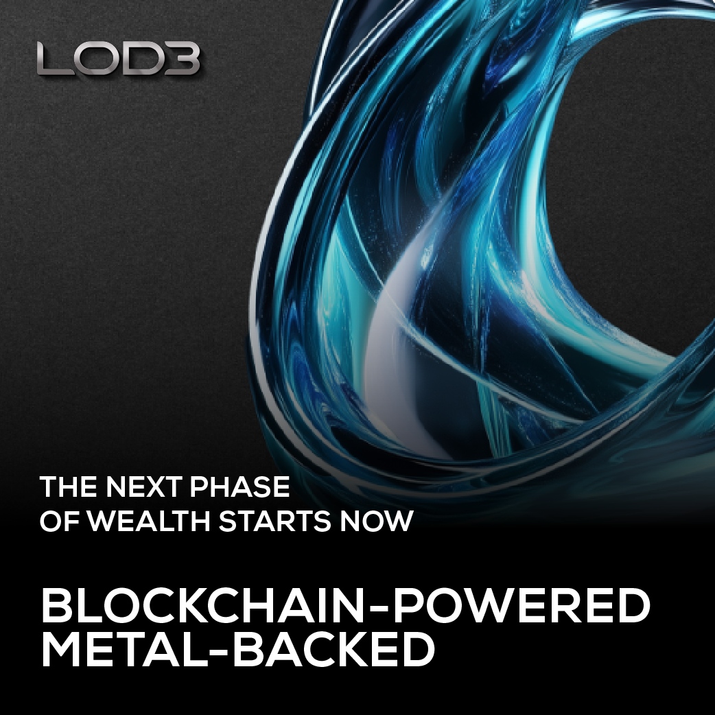 LOD3 (@lode_one) on Twitter photo Blockchain-powered, metal-backed, unstoppable. This is the next phase of wealth.  
Join the movement at LOD3.fi 
#wealth #blockchain #PreciousMetals #money #finance Blockchain-powered, metal-backed, unstoppable. This is the next phase of wealth.  
Join the movement at LOD3.fi 
#wealth #blockchain #PreciousMetals #money #finance