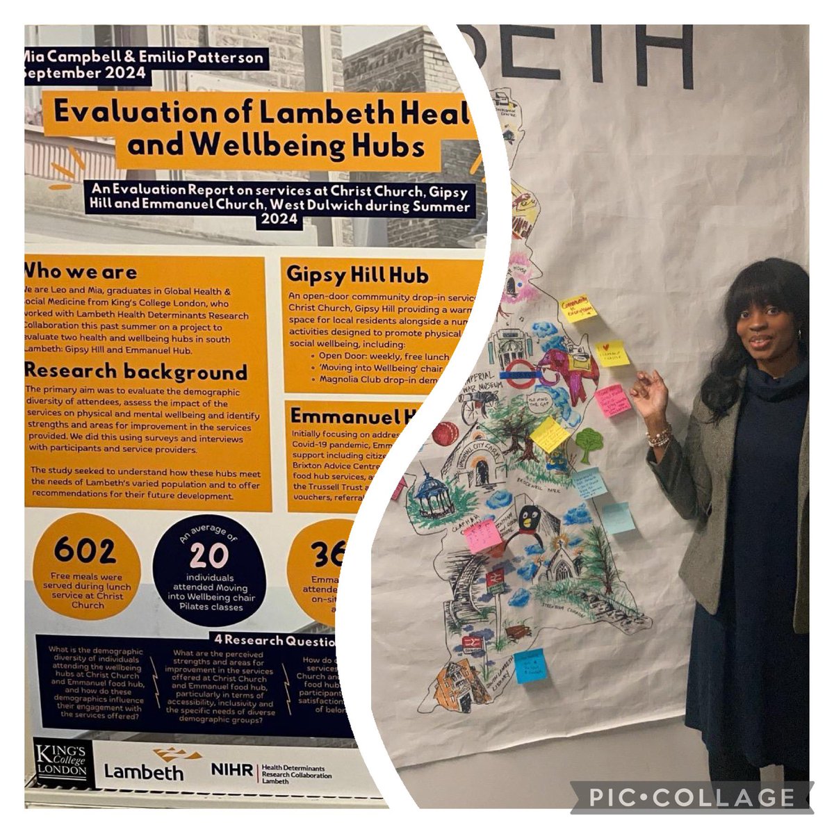 Wonderful to be part of <a href="/theCONNECTstudy/">CONNECTstudy</a> exhibition event to celebrate the project's successful completion. Important work understanding the experiences of Black and other racially minoritised communities in <a href="/lb_southwark/">Southwark Council</a> &amp; <a href="/lambeth_council/">Lambeth Council</a> #LambethResearch #HDRC