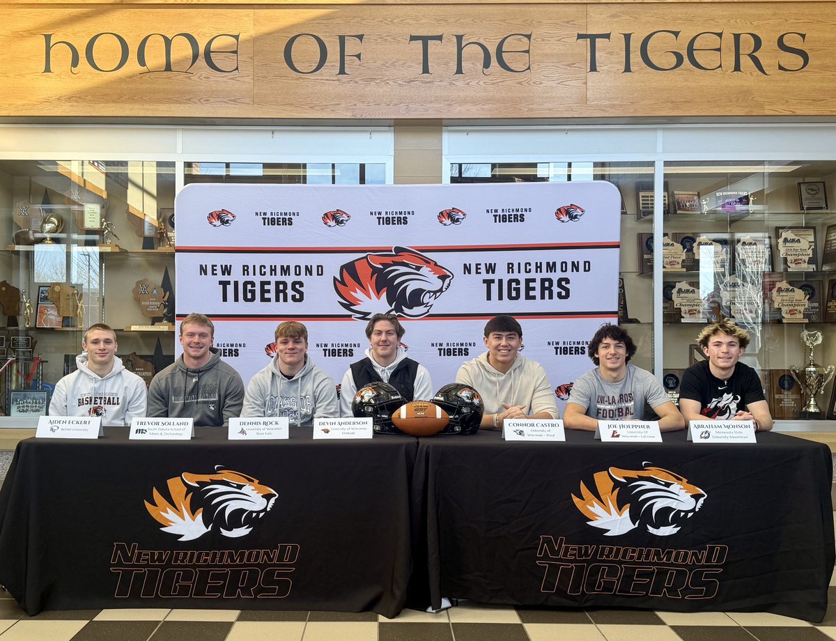 Awesome day at NRHS  celebrating our class of 2025 football players that have signed/committed to playing college football at the next level!